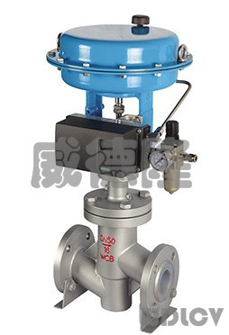 PF系列(lie)氣動襯氟(fu)調節閥