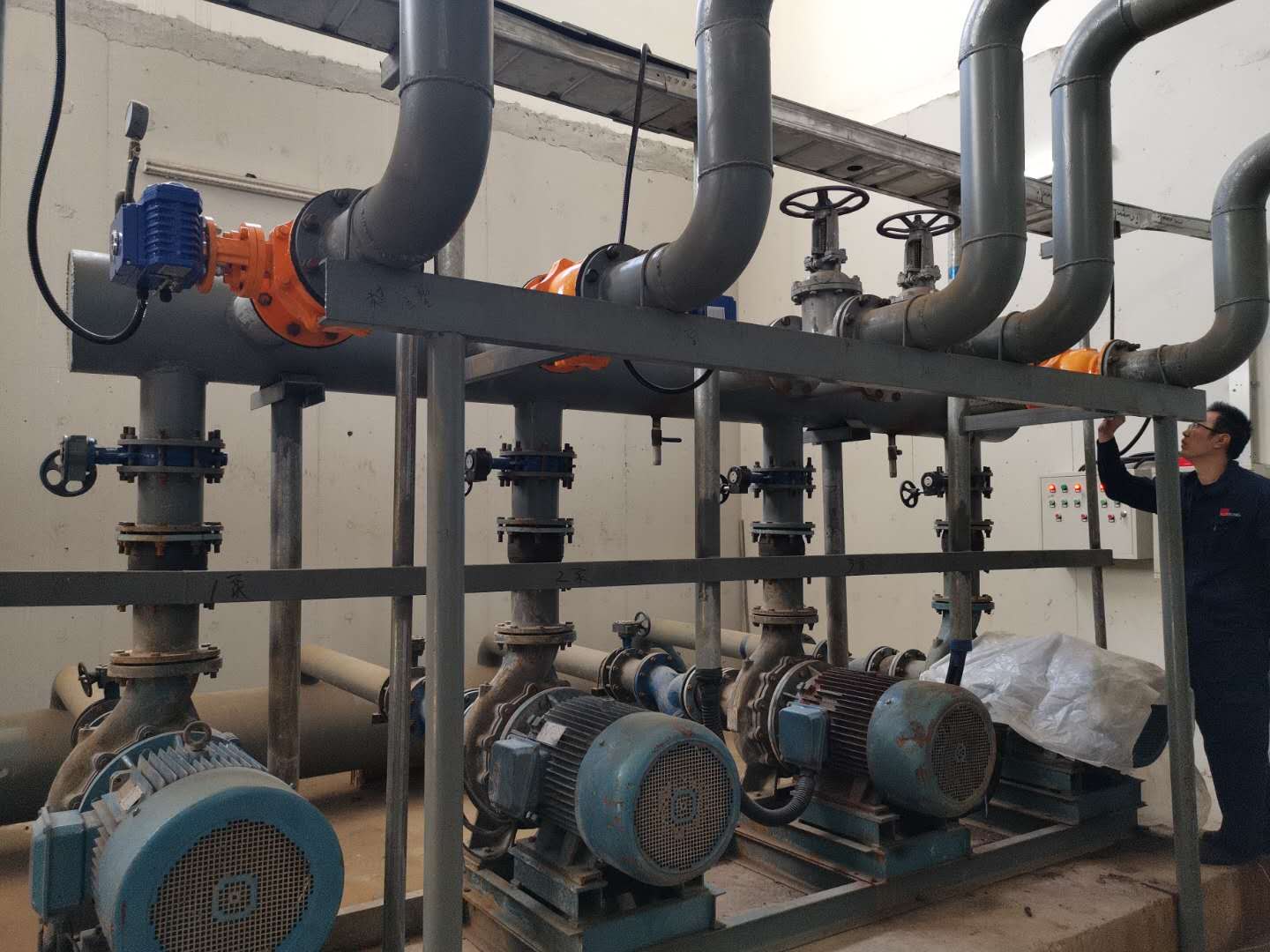 沈陽世紀(jì)華通泵站(zhan)使用現場(chang)