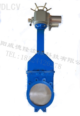 電動暗闆(pan)刀形閘閥(fa)